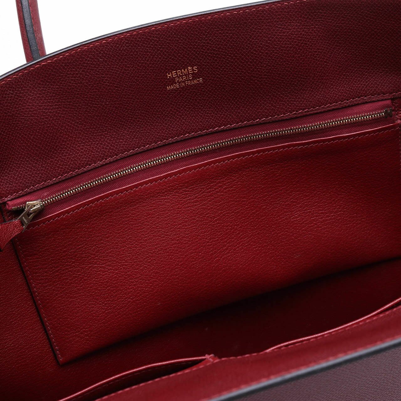 Hermes Maroon Handbag