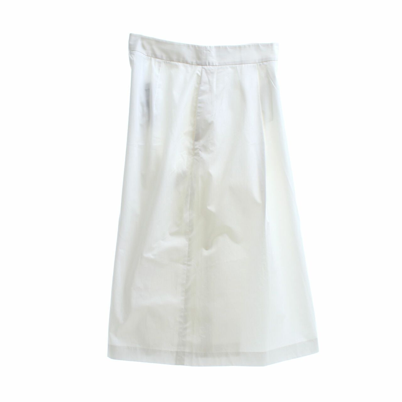 Zara Off White Cropped Pants