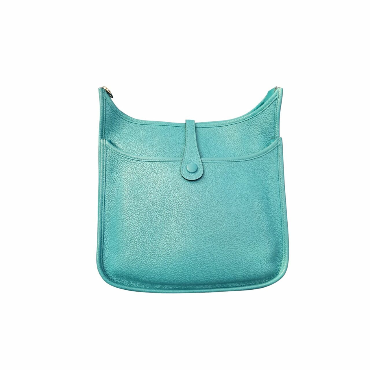 Hermes Evelyne PM Turquoise #R Shoulder Bag