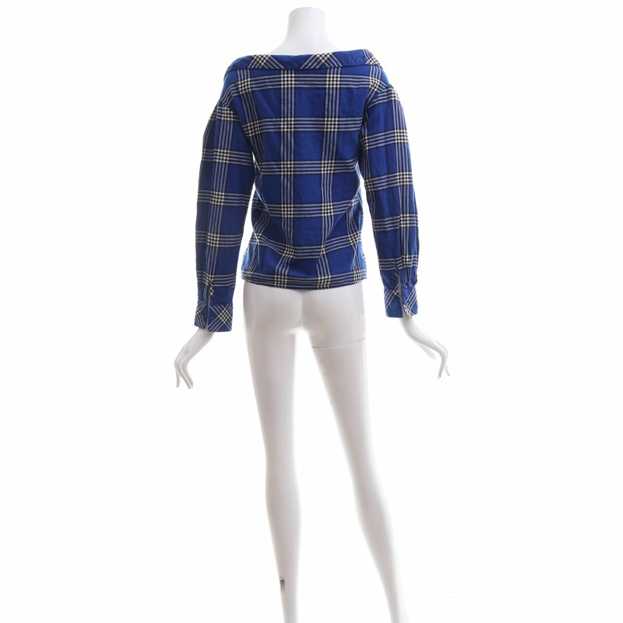 H&M Blue Plaid Shirt