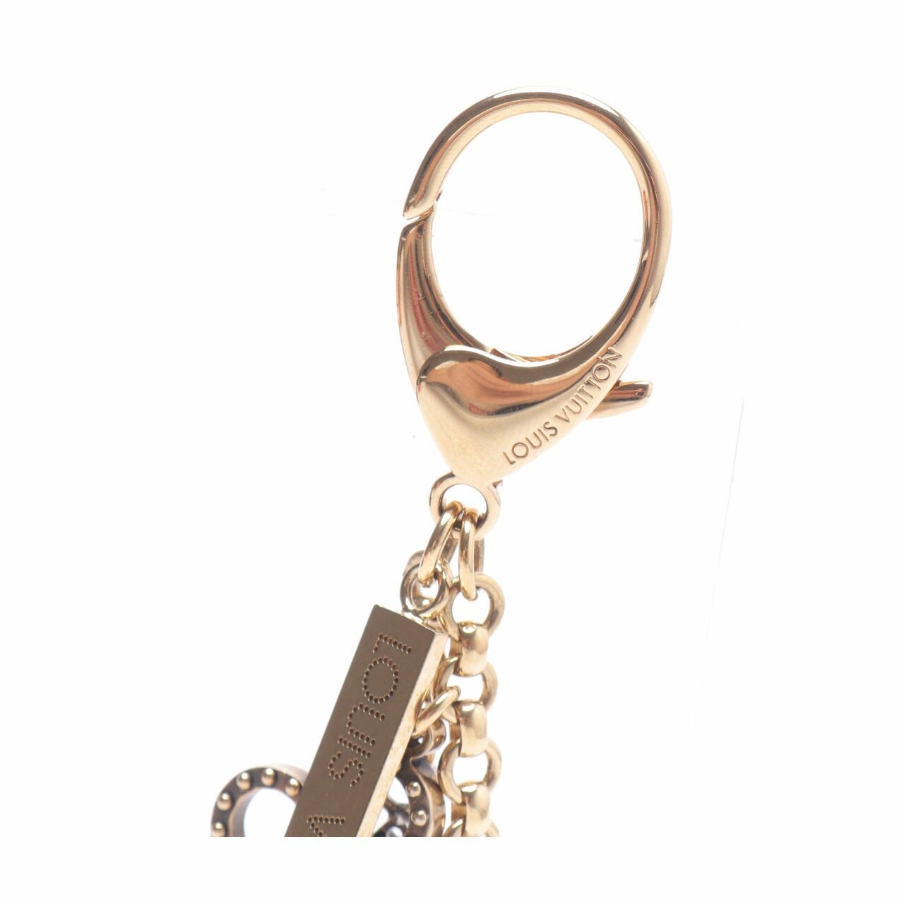 Louis Vuitton Gold and Silver Metal Bijoux Sac Tapage Bag Charm