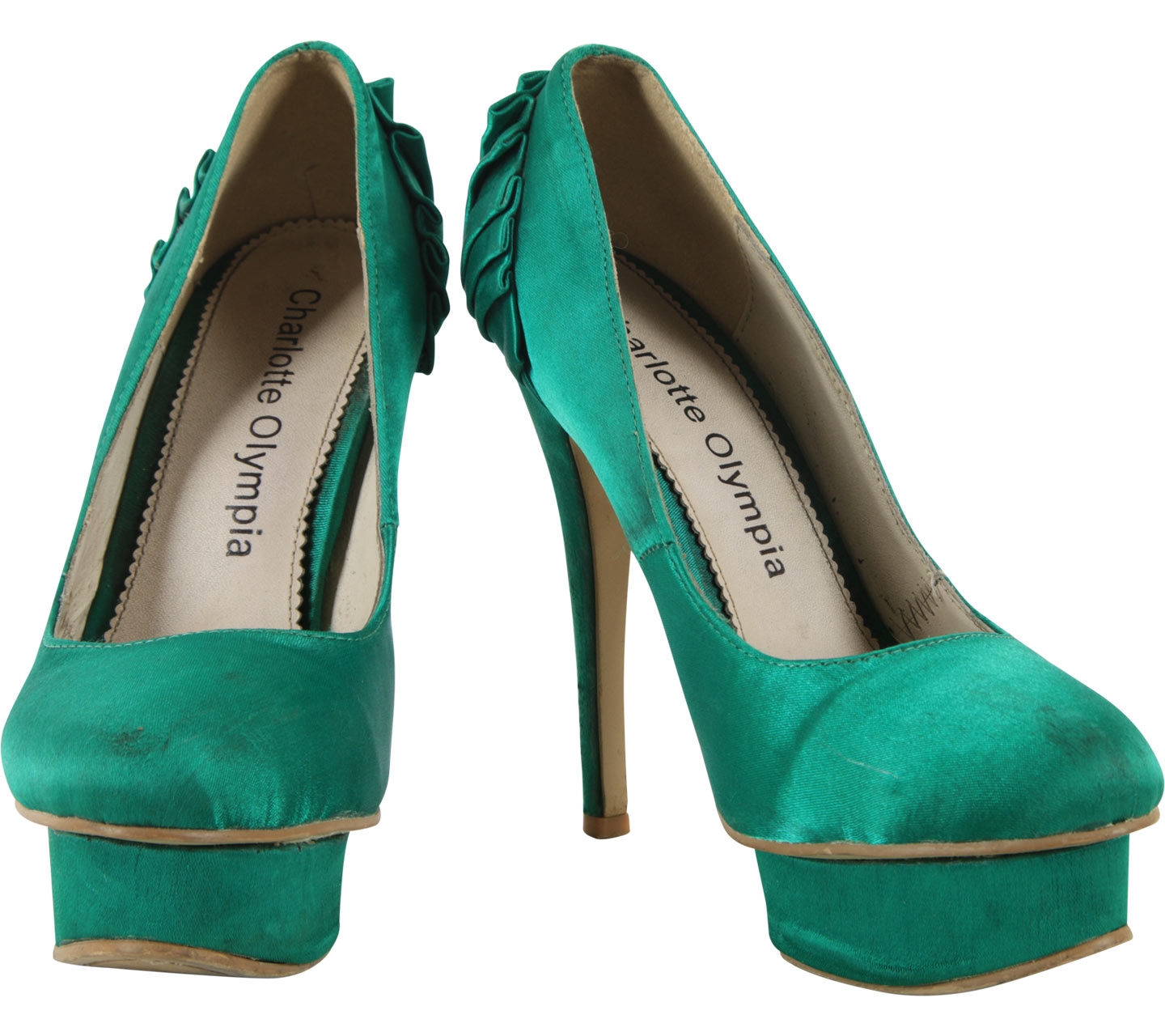 Charlotte Olympia Green Heels