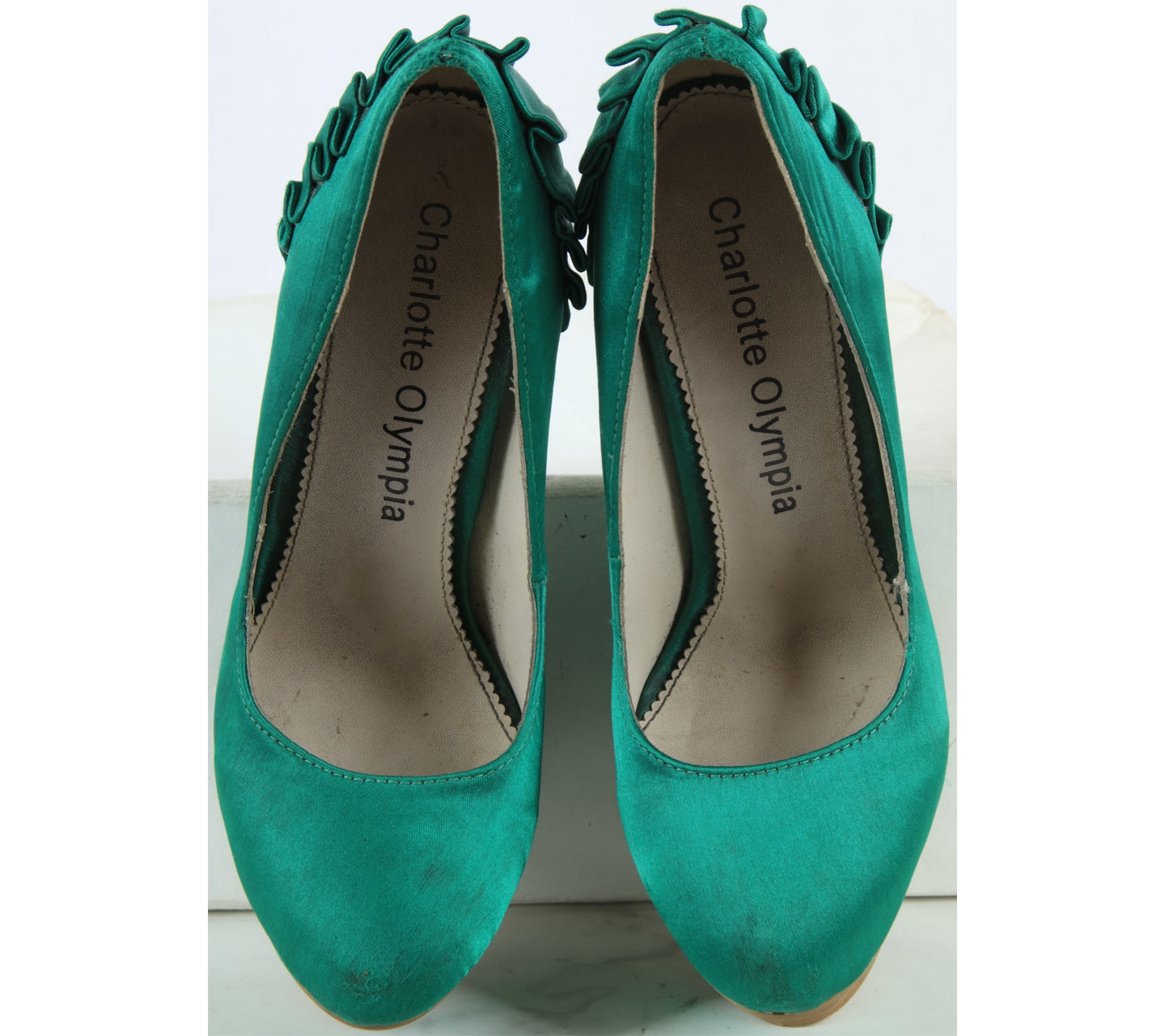 Charlotte Olympia Green Heels