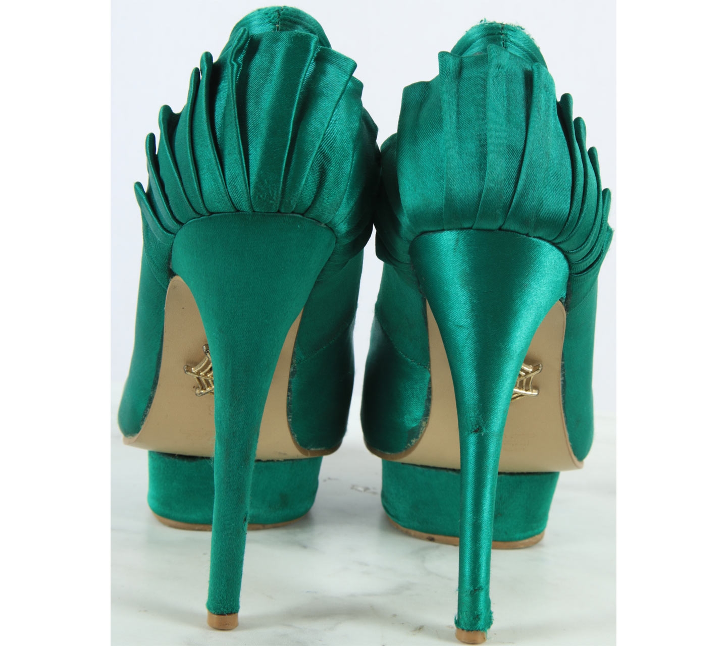 Charlotte Olympia Green Heels