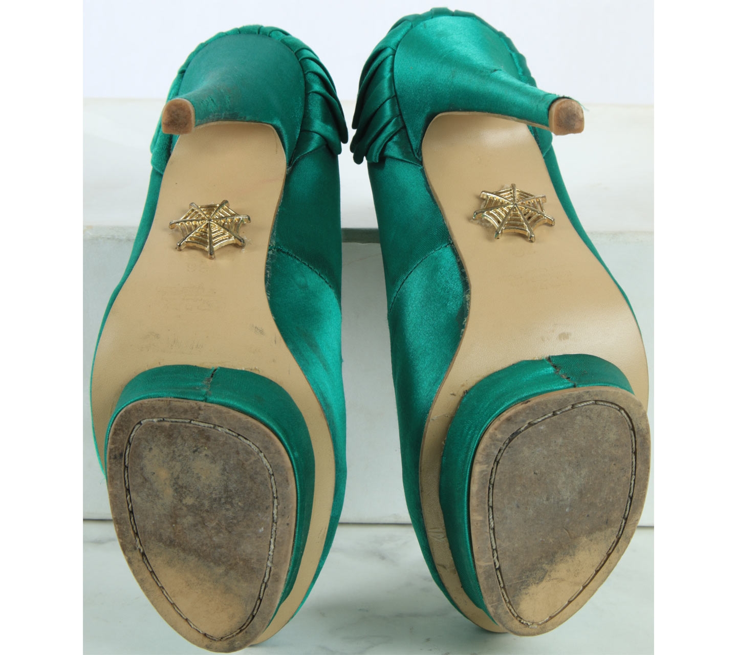 Charlotte Olympia Green Heels