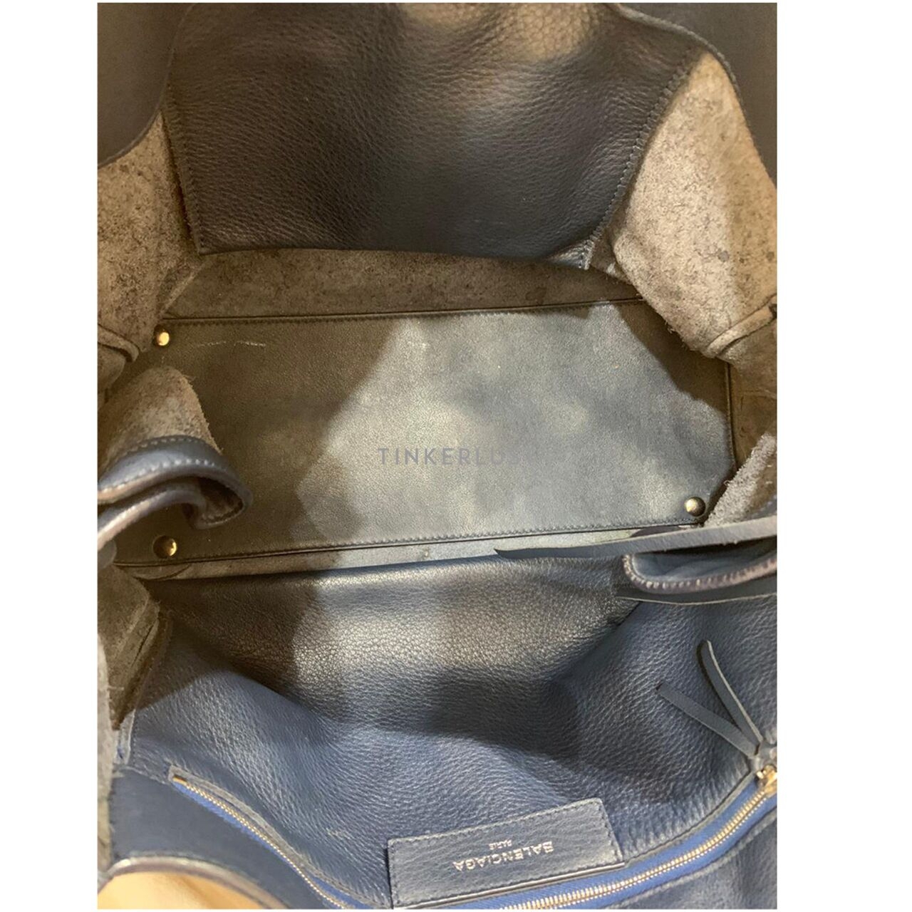 Balenciaga Papier B4 Zip Tote in Dark Navy SHW 2018 Tote Bag