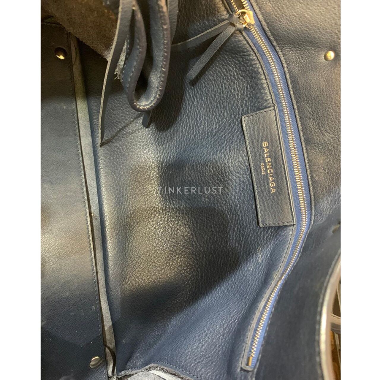 Balenciaga Papier B4 Zip Tote in Dark Navy SHW 2018 Tote Bag