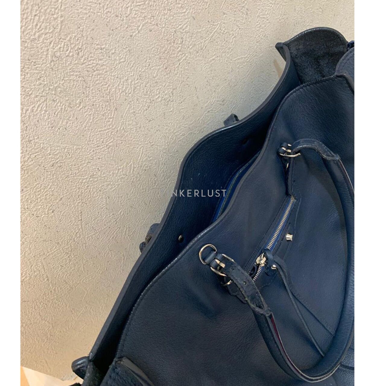 Balenciaga Papier B4 Zip Tote in Dark Navy SHW 2018 Tote Bag