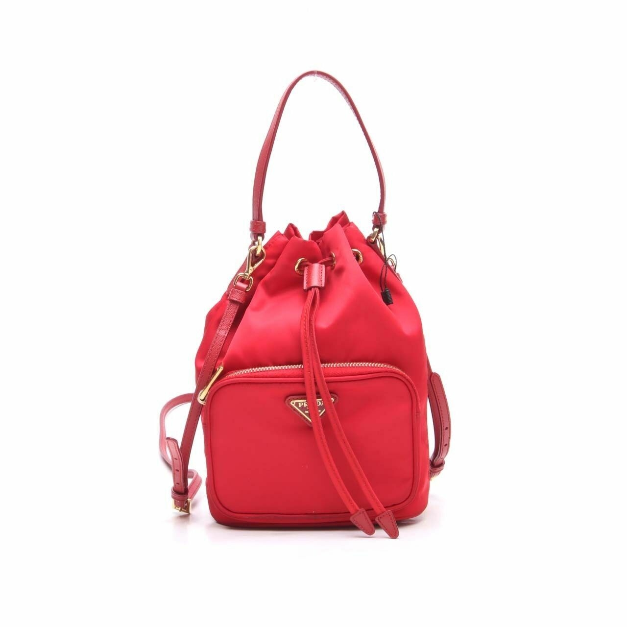 Prada Tessuto Mini Nylon Bucket Crossbocdy Bag 