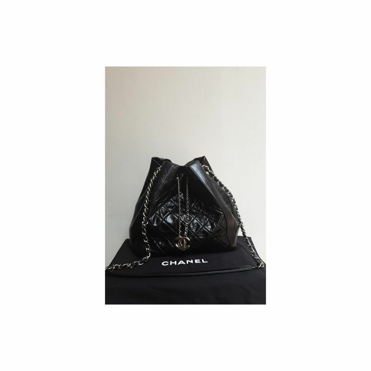 Chanel Bucket Black #25 Shoulder Bag