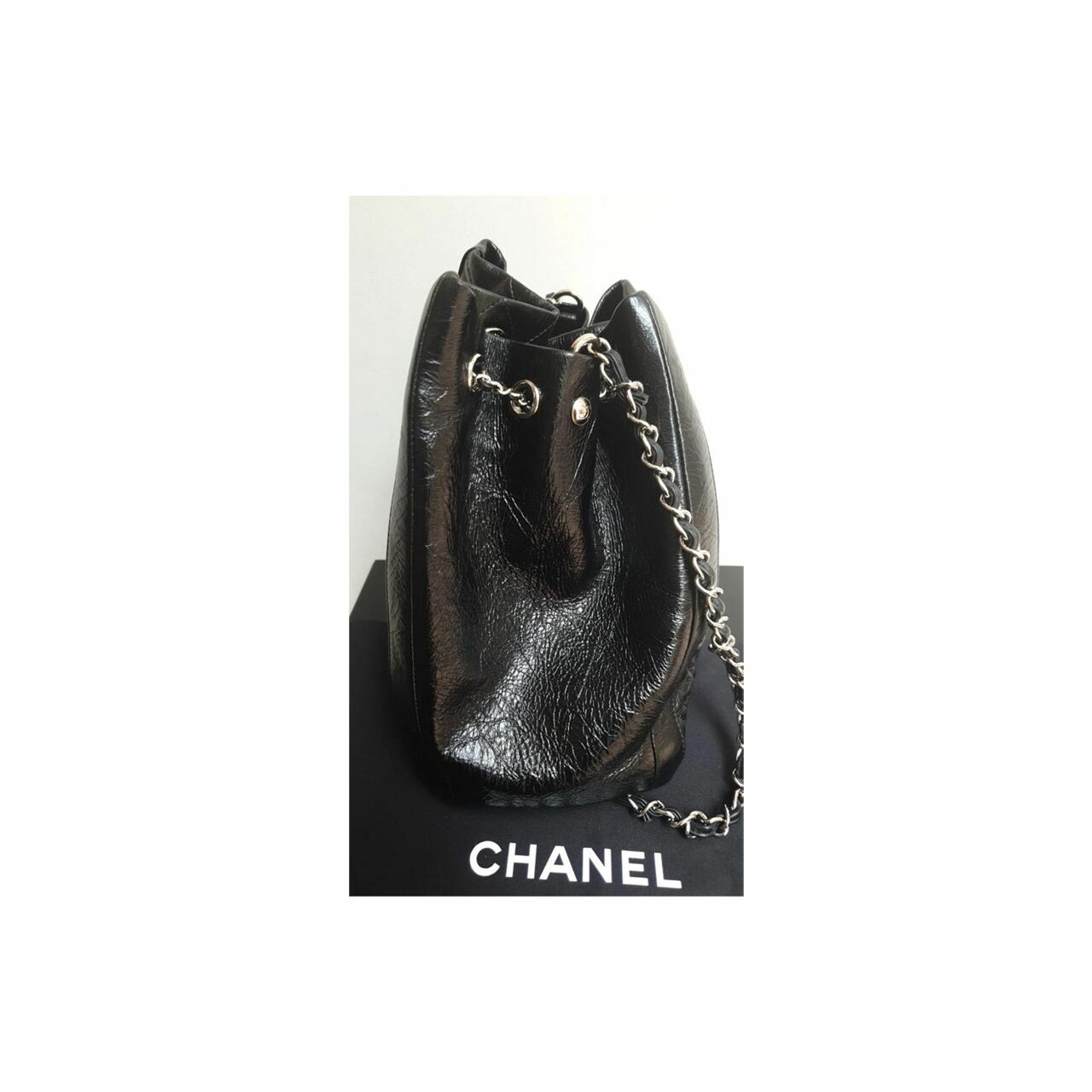 Chanel Bucket Black #25 Shoulder Bag