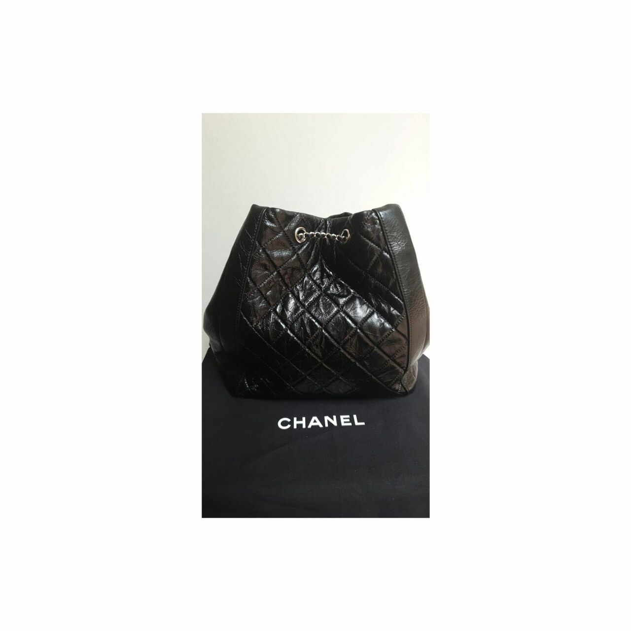 Chanel Bucket Black #25 Shoulder Bag