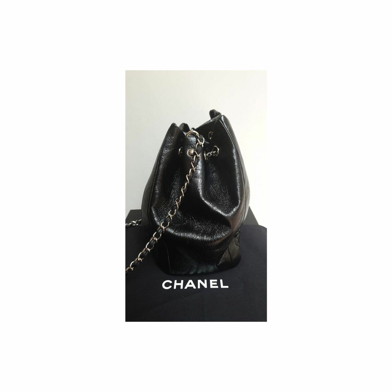 Chanel Bucket Black #25 Shoulder Bag