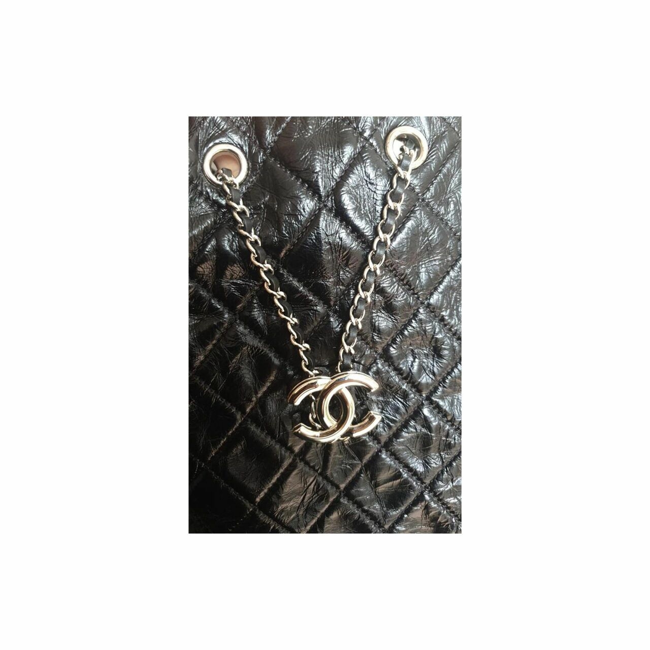 Chanel Bucket Black #25 Shoulder Bag