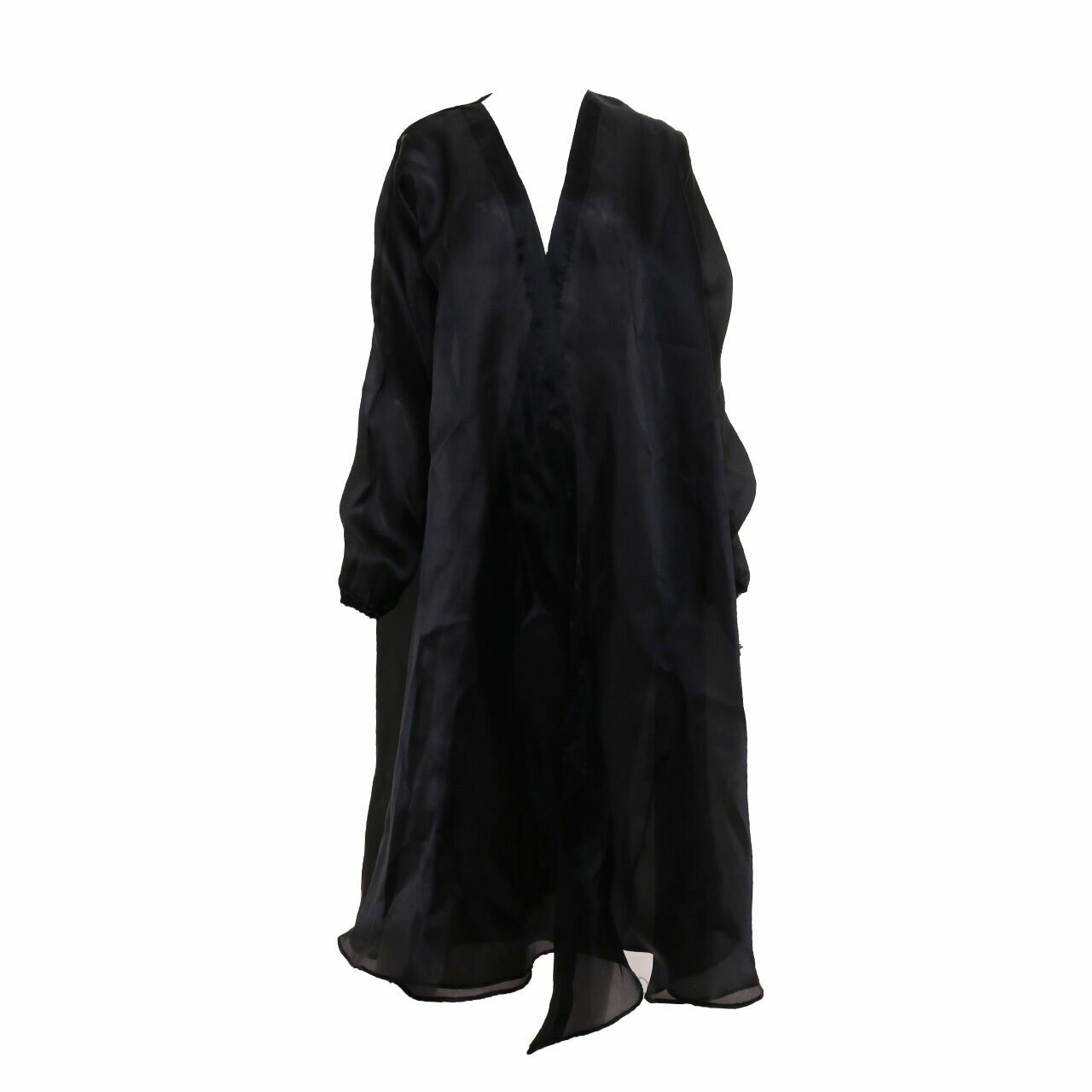 Pafon Black Kimono Outerwear