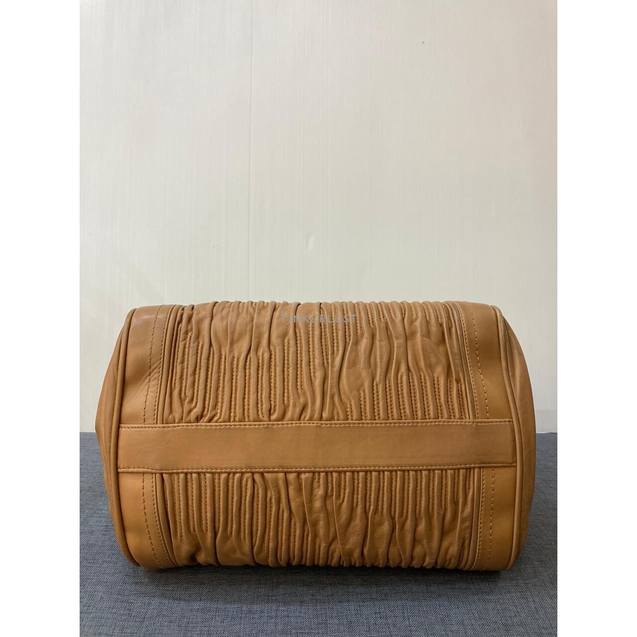 Bally Boston Camel Handbag