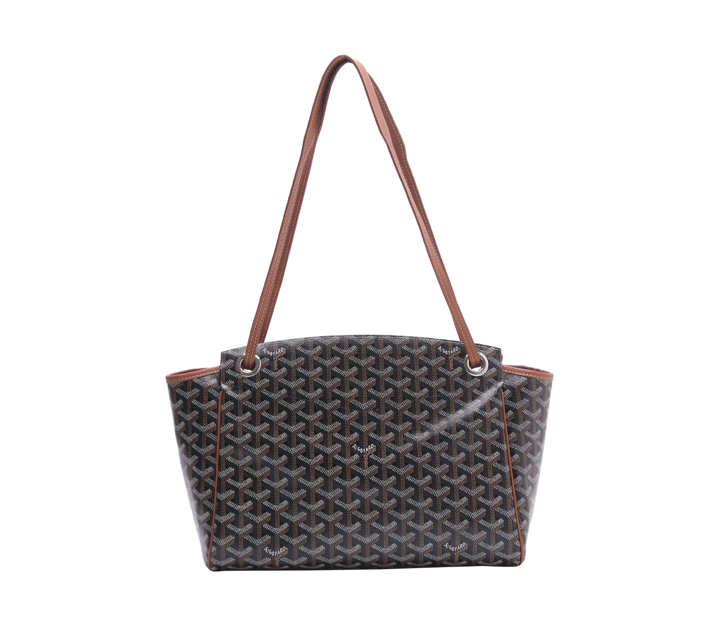 Goyard Brown & Black Tote Bag