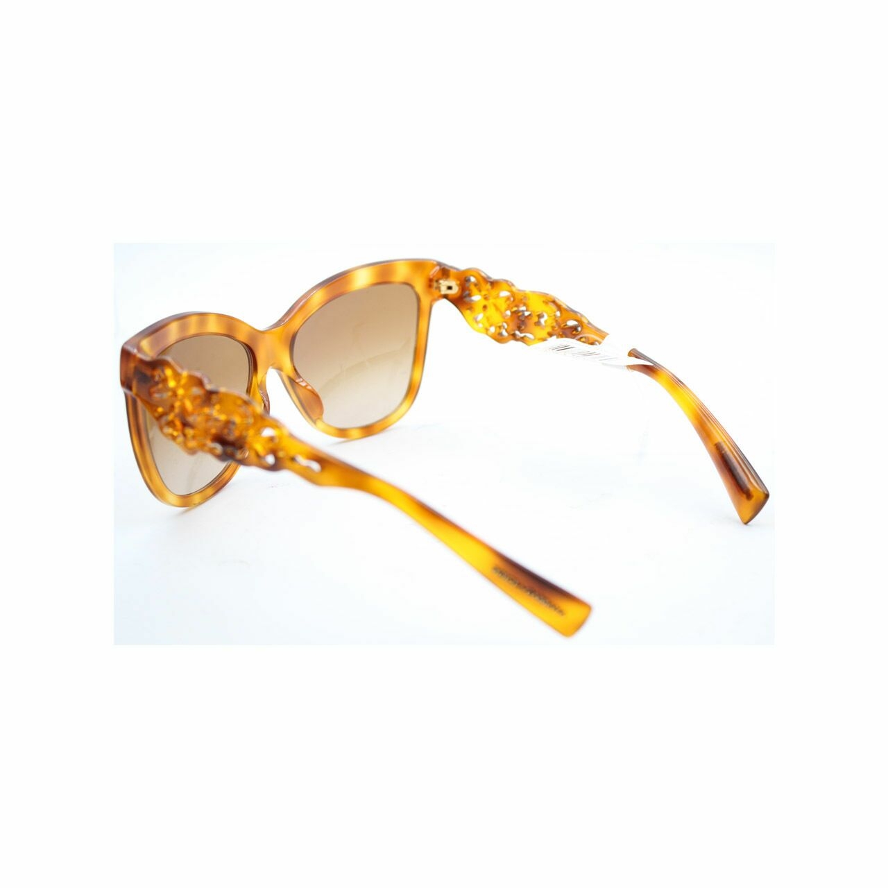 Dolce & Gabbana Brown Metal Eyeglasses