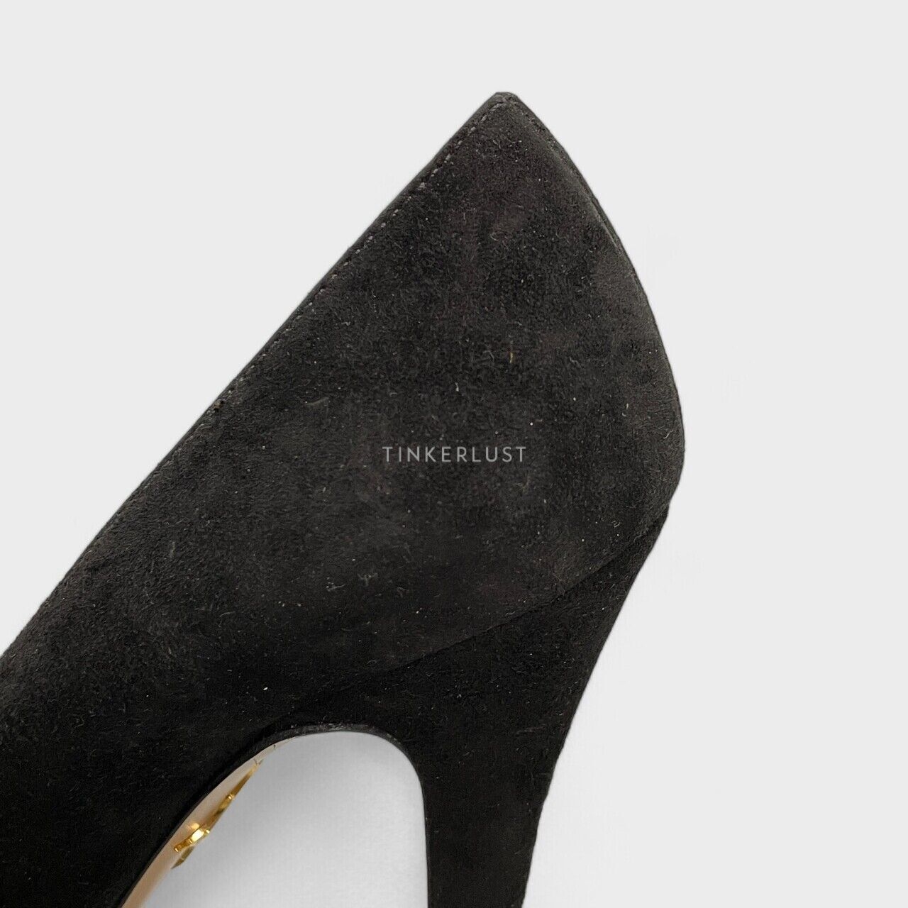 Charlotte Olympia Dolly Suede Black Pumps Heels