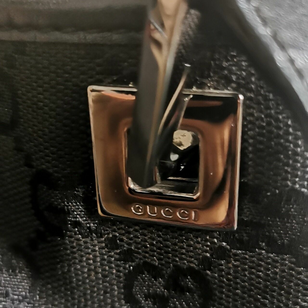 Gucci Black Geometric Tote Bag