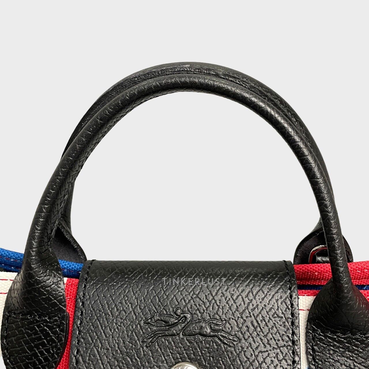 Longchamp x Robert Indiana White Multi Satchel