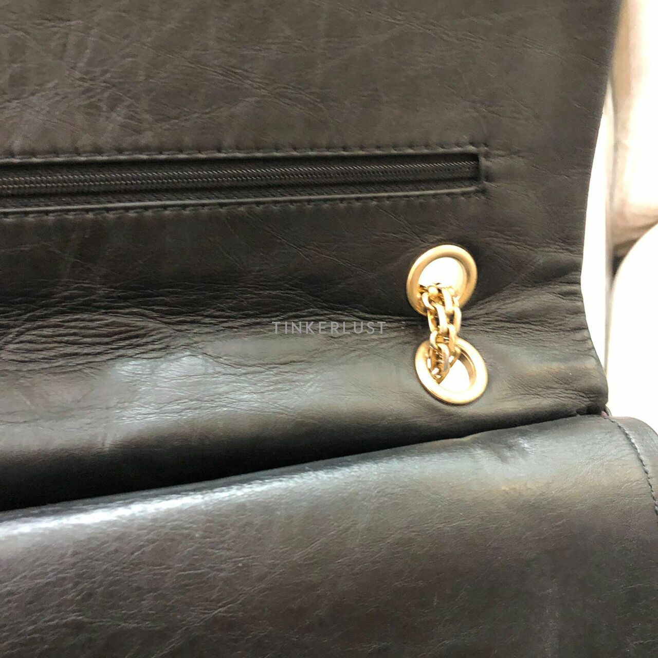 Chanel Reissue Black Calfskin GHW # 12 Shoulder Bag