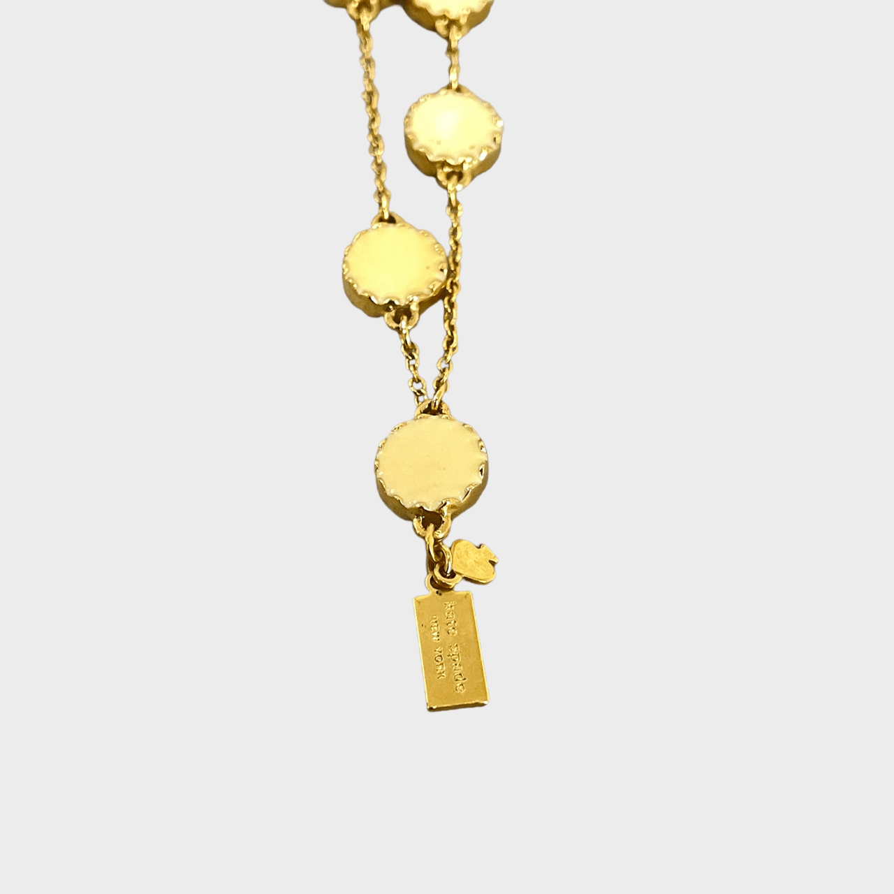  Kate Spade New York Gold Cream Necklace