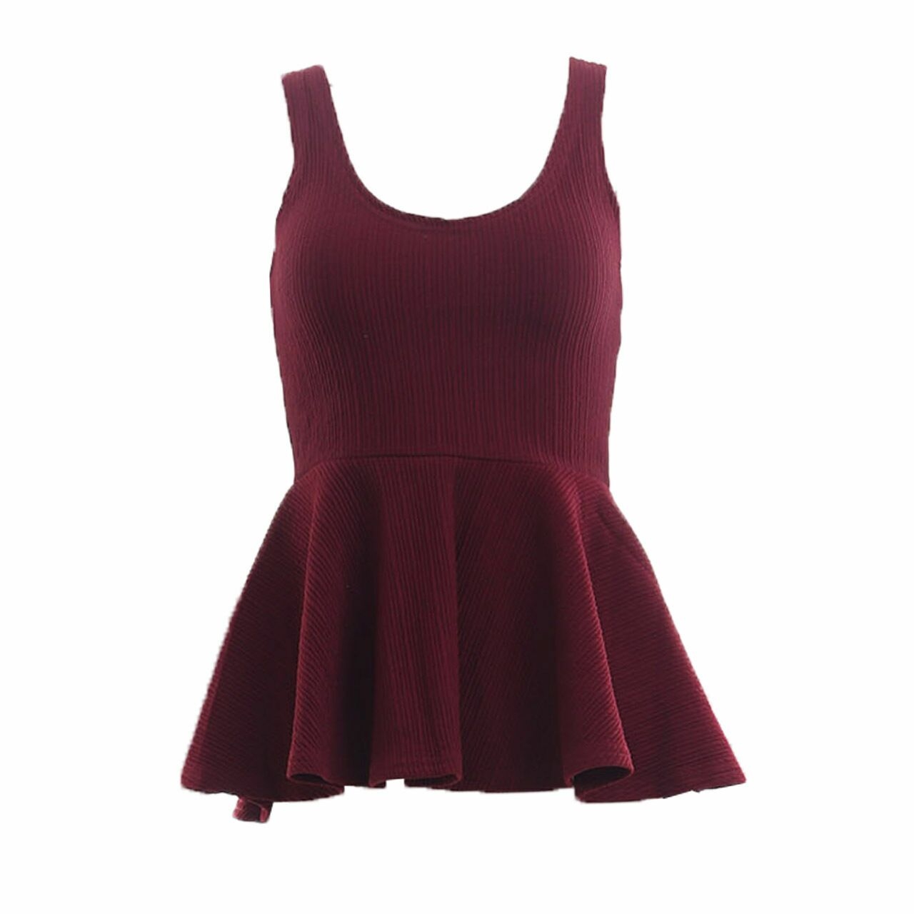 Zalora Maroon Sleeveless