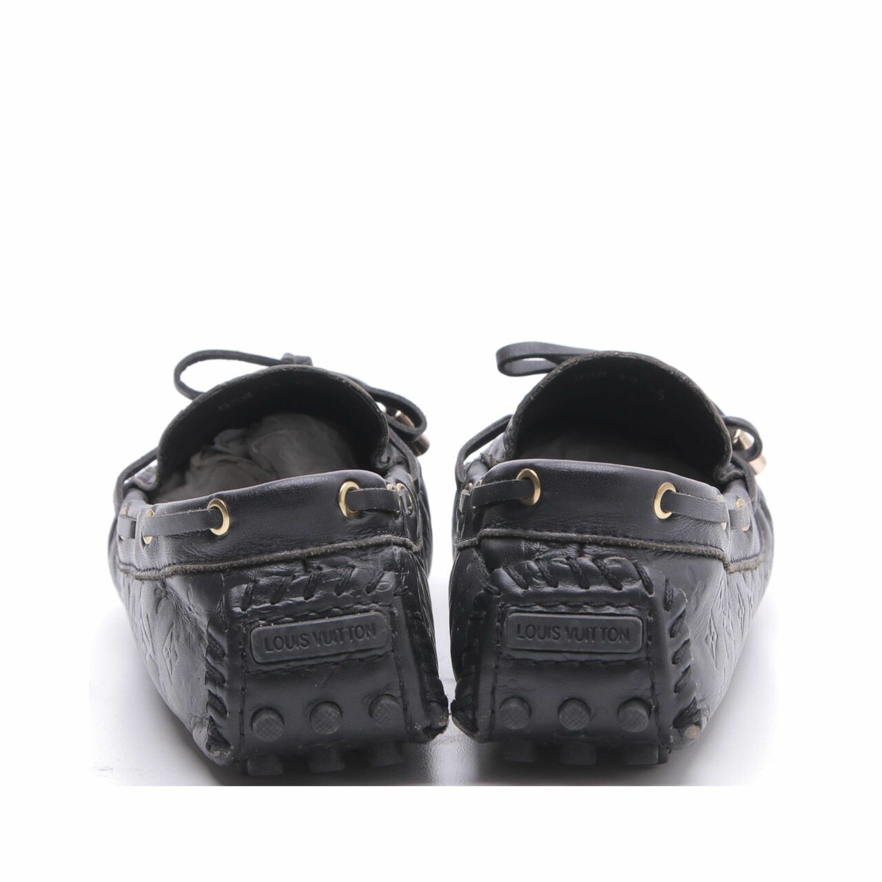 Louis Vuitton Black Loafer Flats