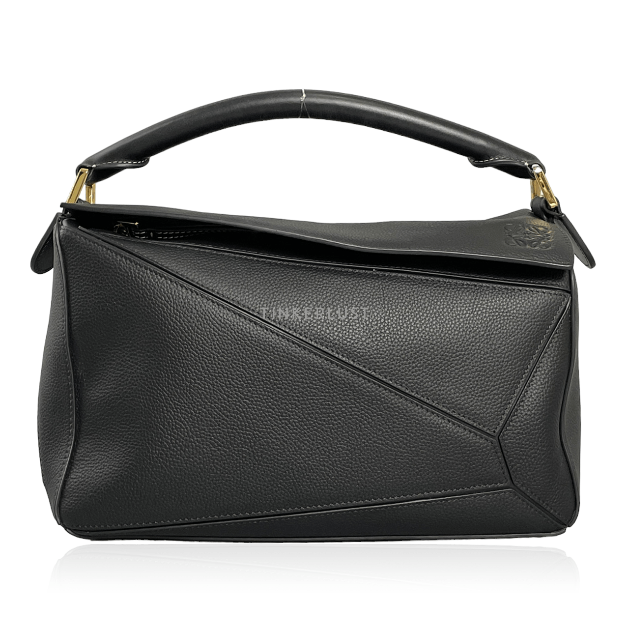 Loewe Puzzle Medium Black Satchel 2022	