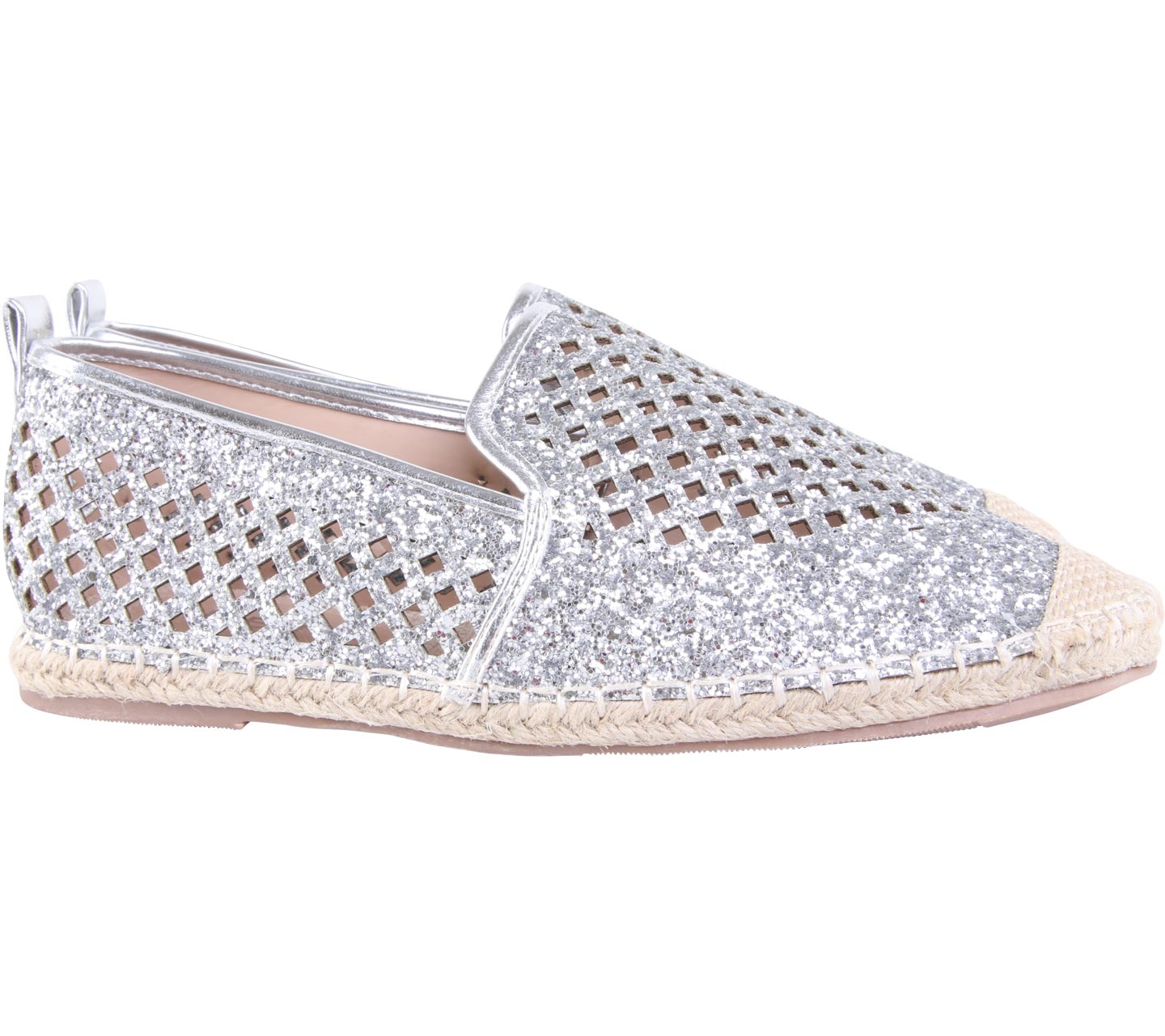 Shein Silver Glitter Flats