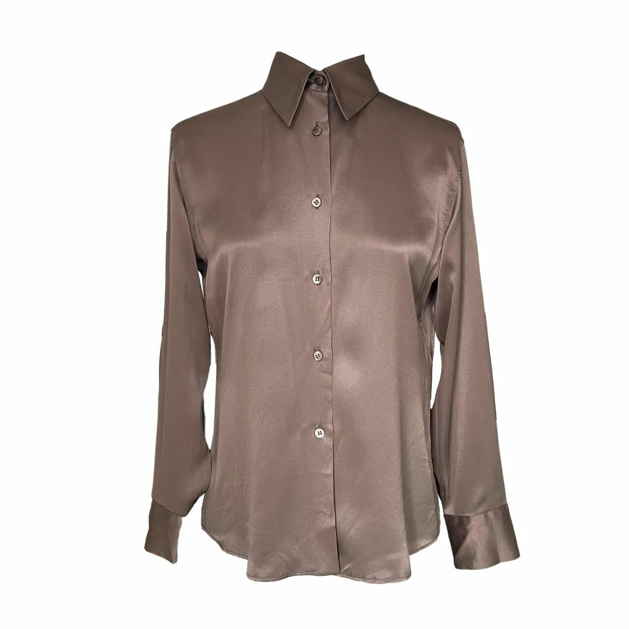 Gucci Brown Silk Shirt