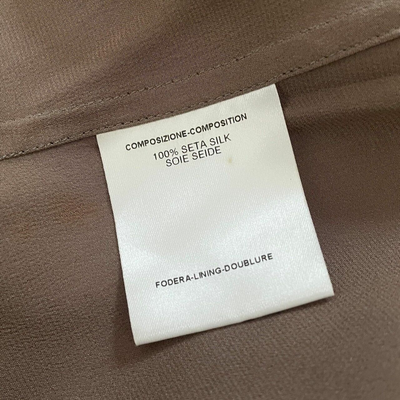 Gucci Brown Silk Shirt