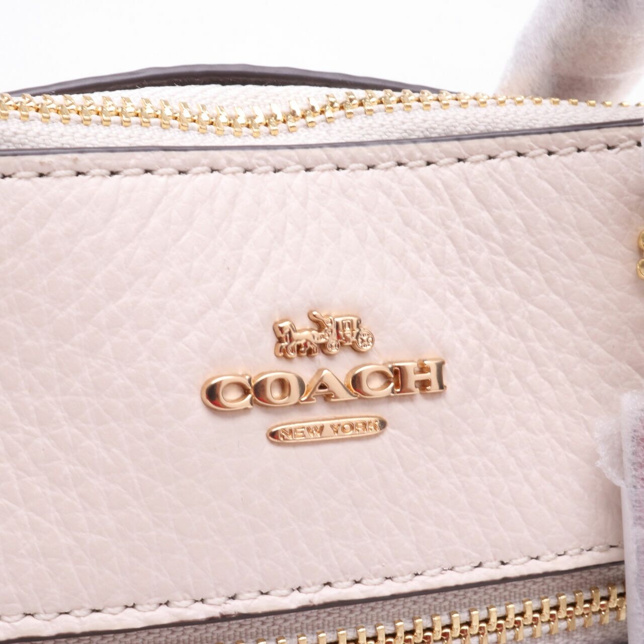 Coach CA793 Mini Gallery Chalk Heart Print Satchel