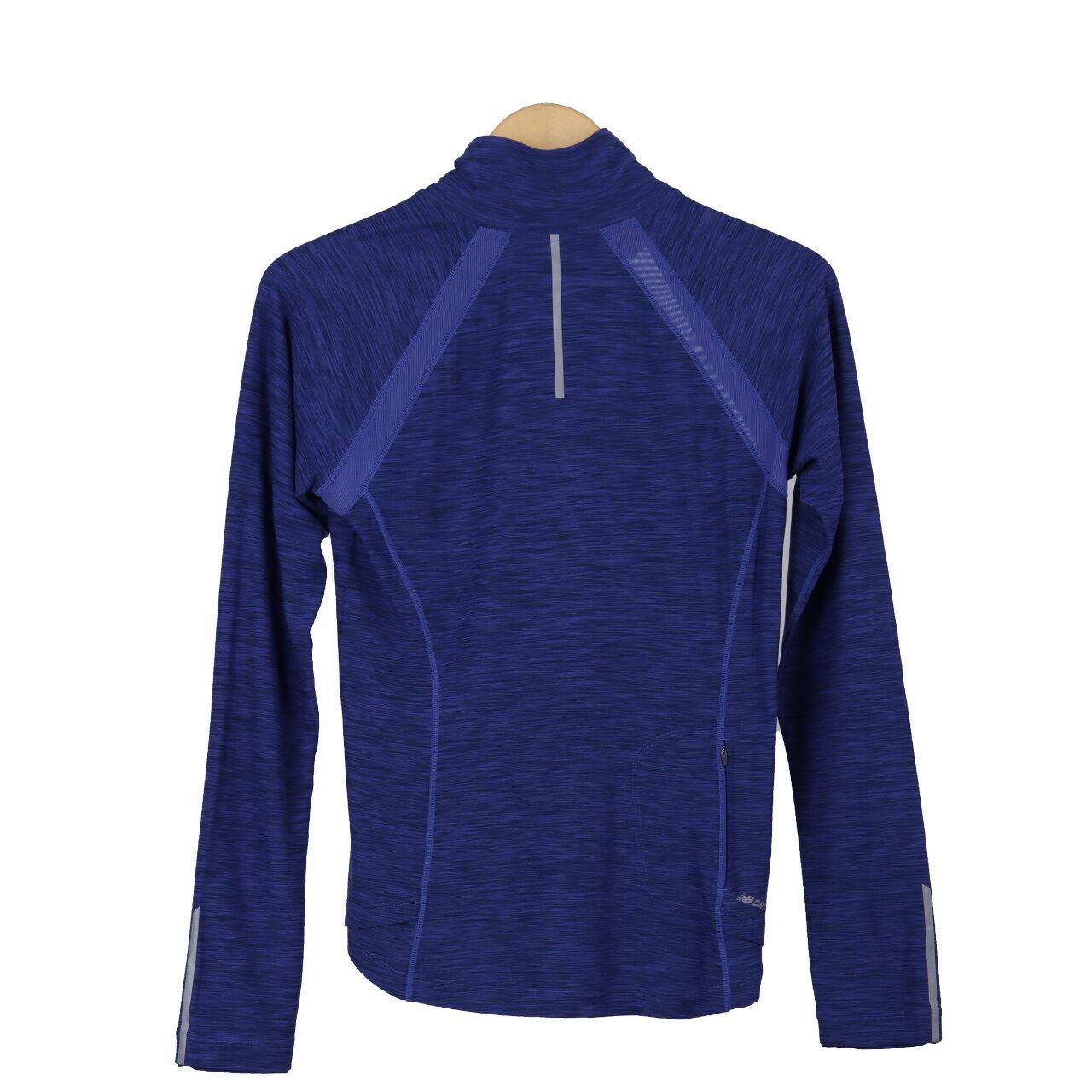 New Balance Dark Blue Hlaf Zip Long Sleeve Top