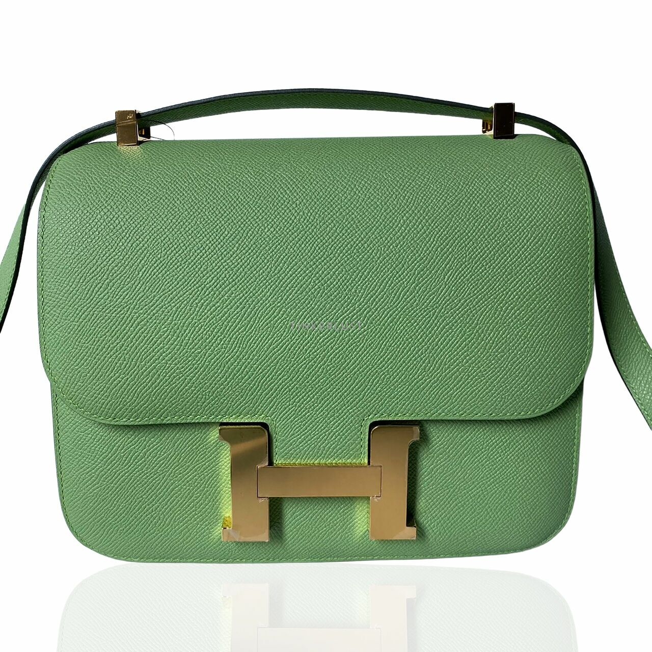 Hermes Constance III Epsom 24 Vert Criquete #Y 2020