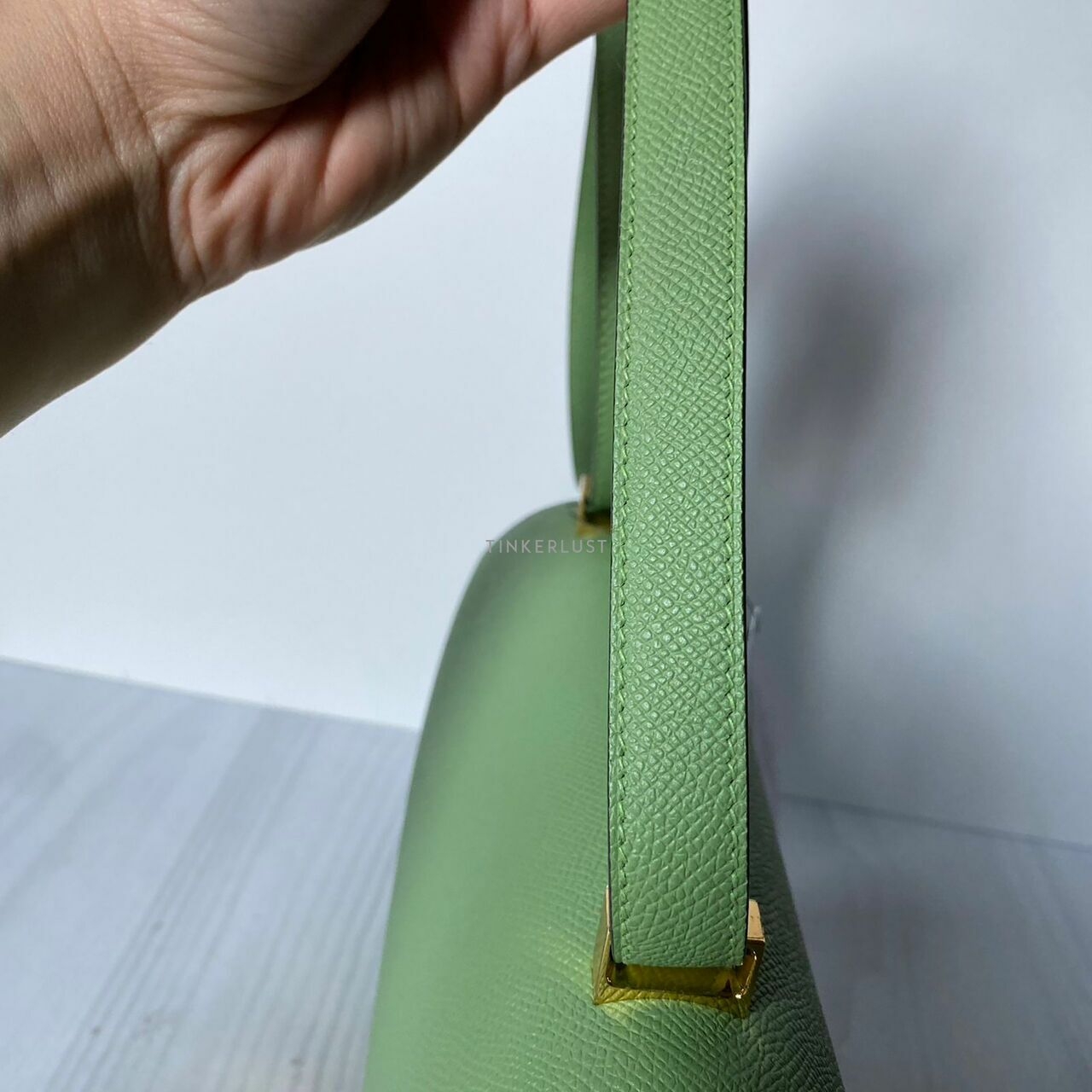 Hermes Constance III Epsom 24 Vert Criquete #Y 2020