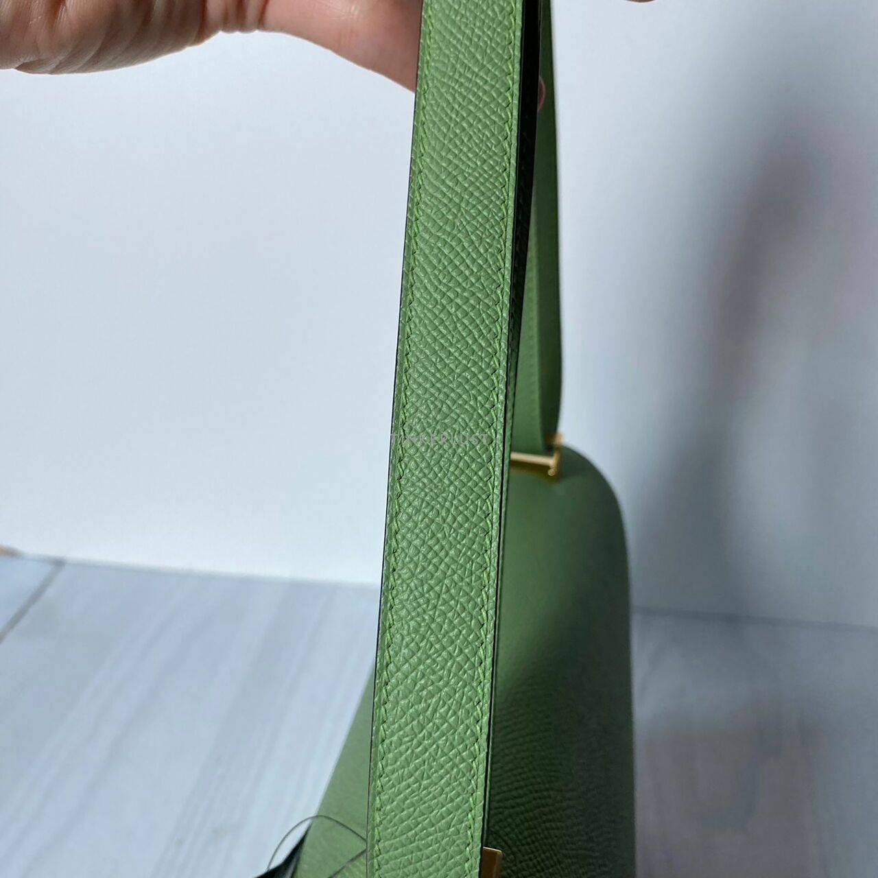 Hermes Constance III Epsom 24 Vert Criquete #Y 2020