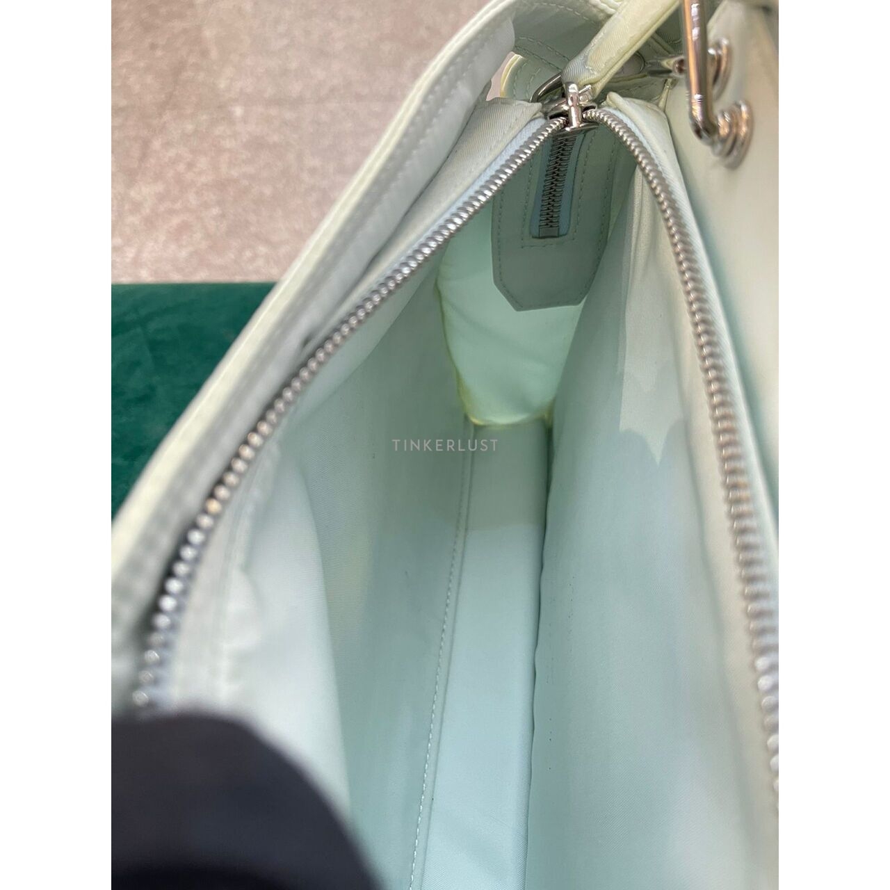 Fendi Mini I See U Nylon Light Blue 2021 Satchel