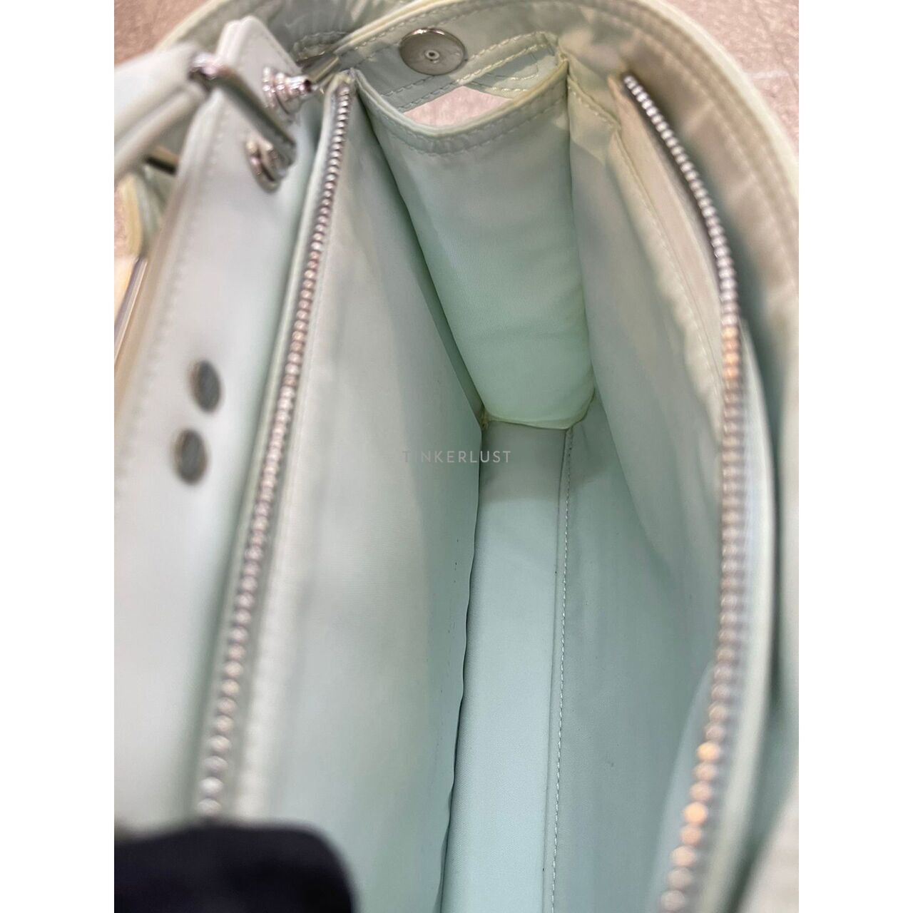 Fendi Mini I See U Nylon Light Blue 2021 Satchel