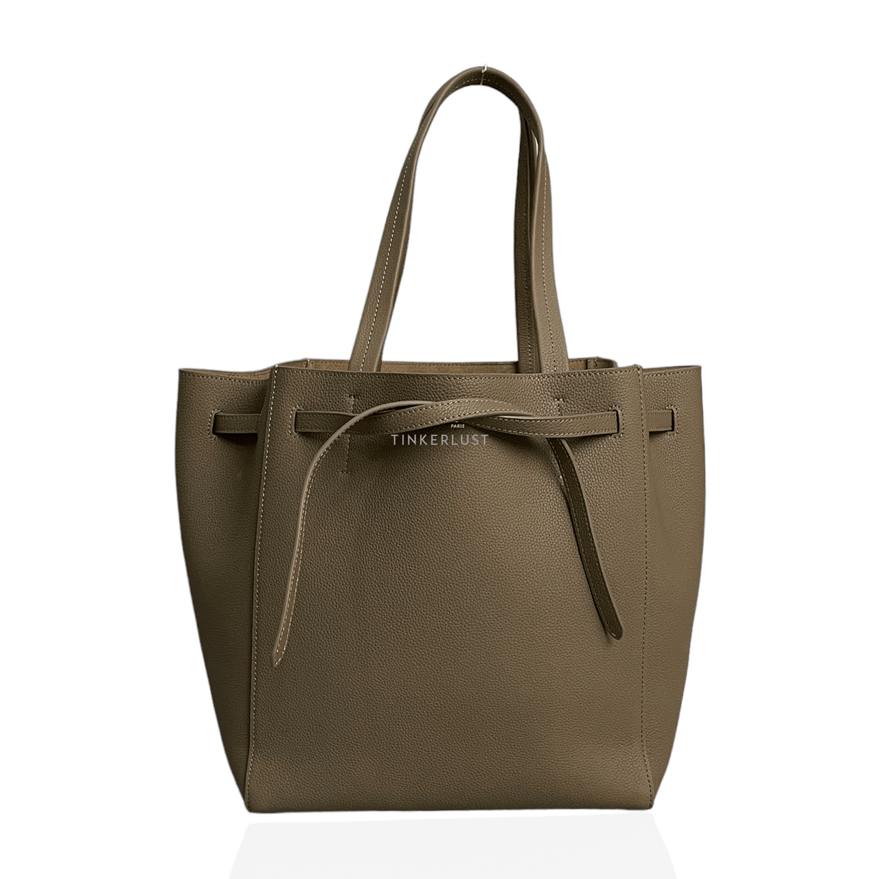 Celine Cabas Phantom Medium Taupe Grained Calfskin Tote Bag