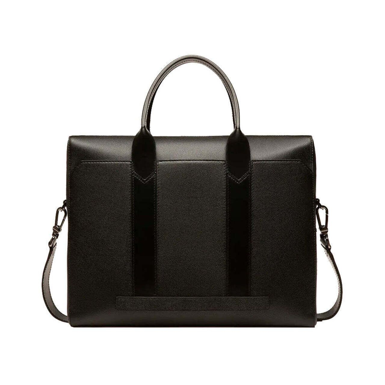 Bally Elter Leather Bussiness Bag Black