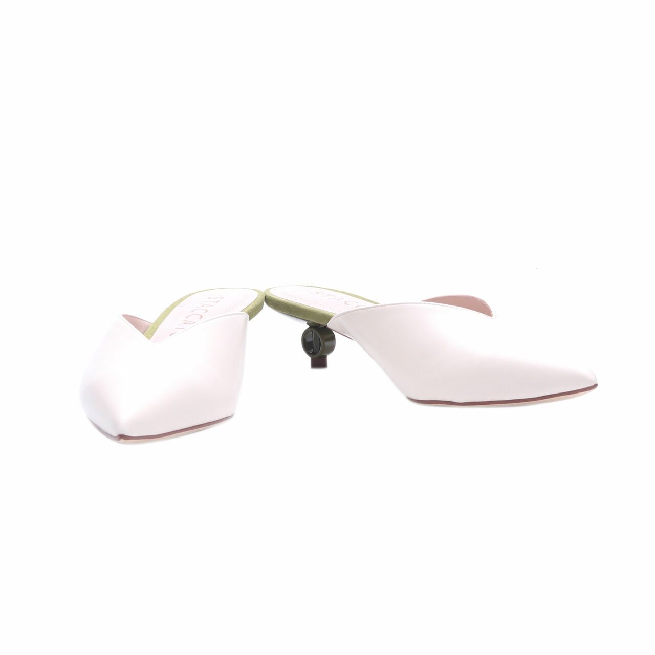 Staccato White Heels