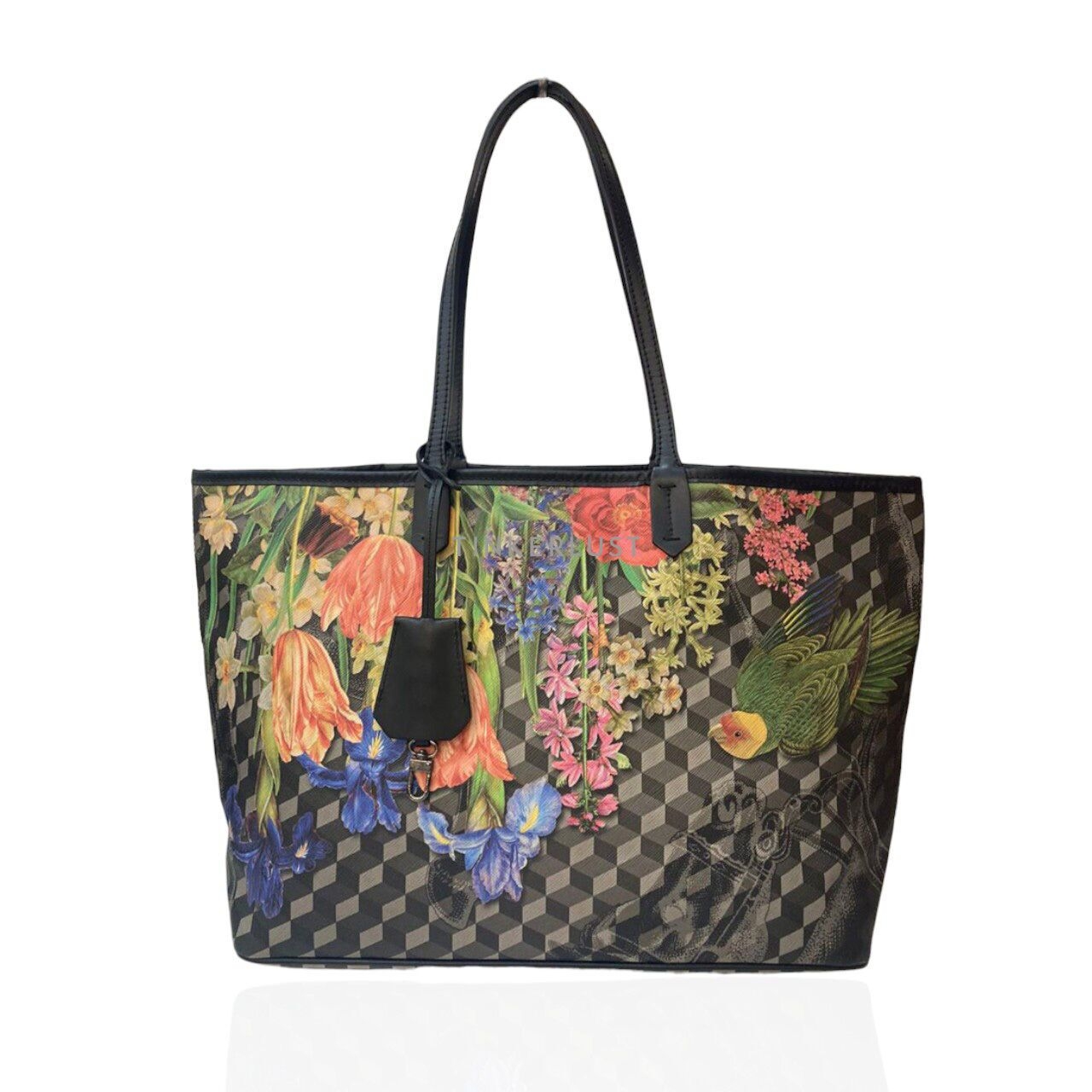 Loup Noir Floral Tote Bag