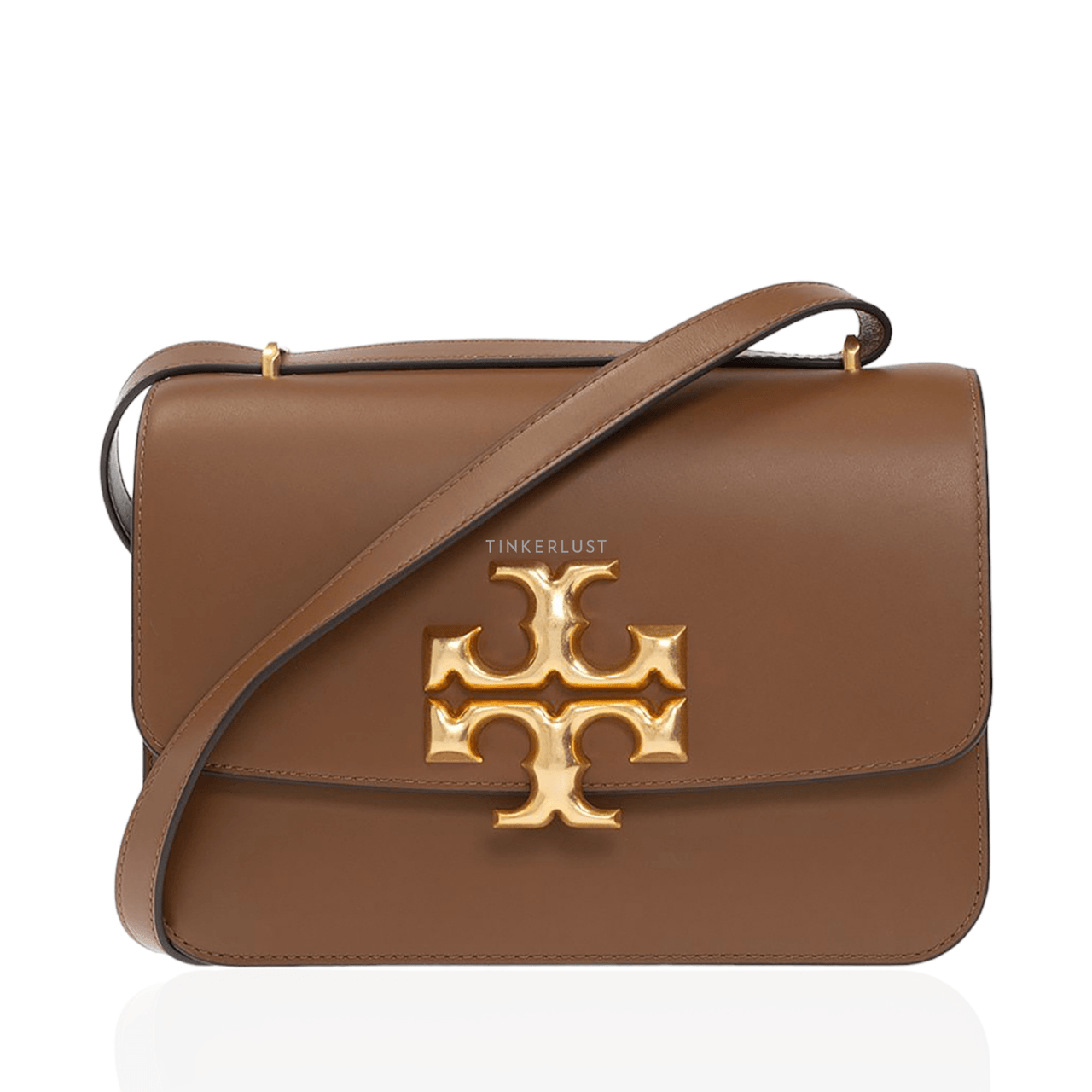 Tory Burch Eleanor Medium Convertible Moose GHW Shoulder Bag 