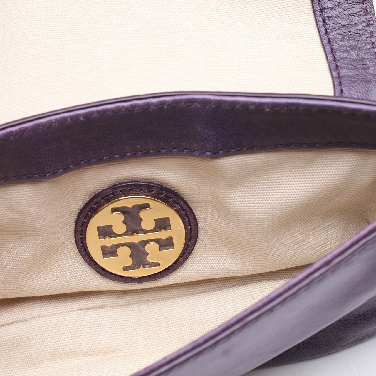 Tory Burch Burgundy Sling Bag