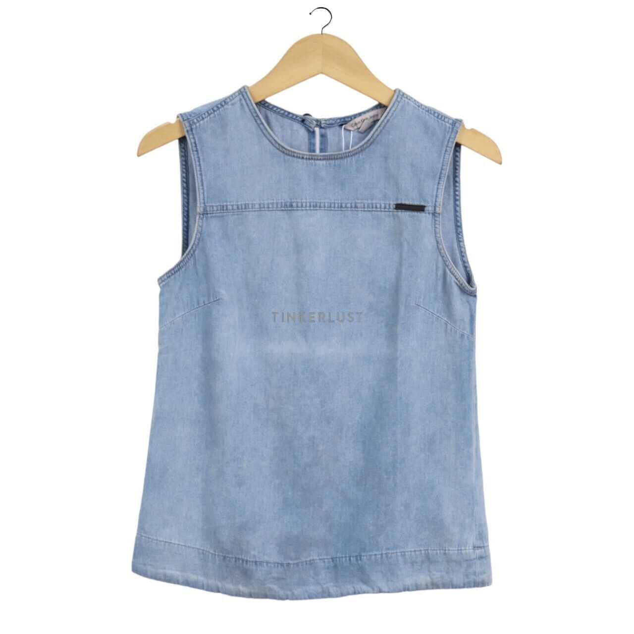 Calvin Klein Blue Sleeveless Top