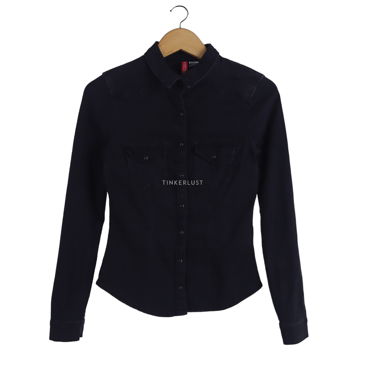 H&M Black Washed Shirt