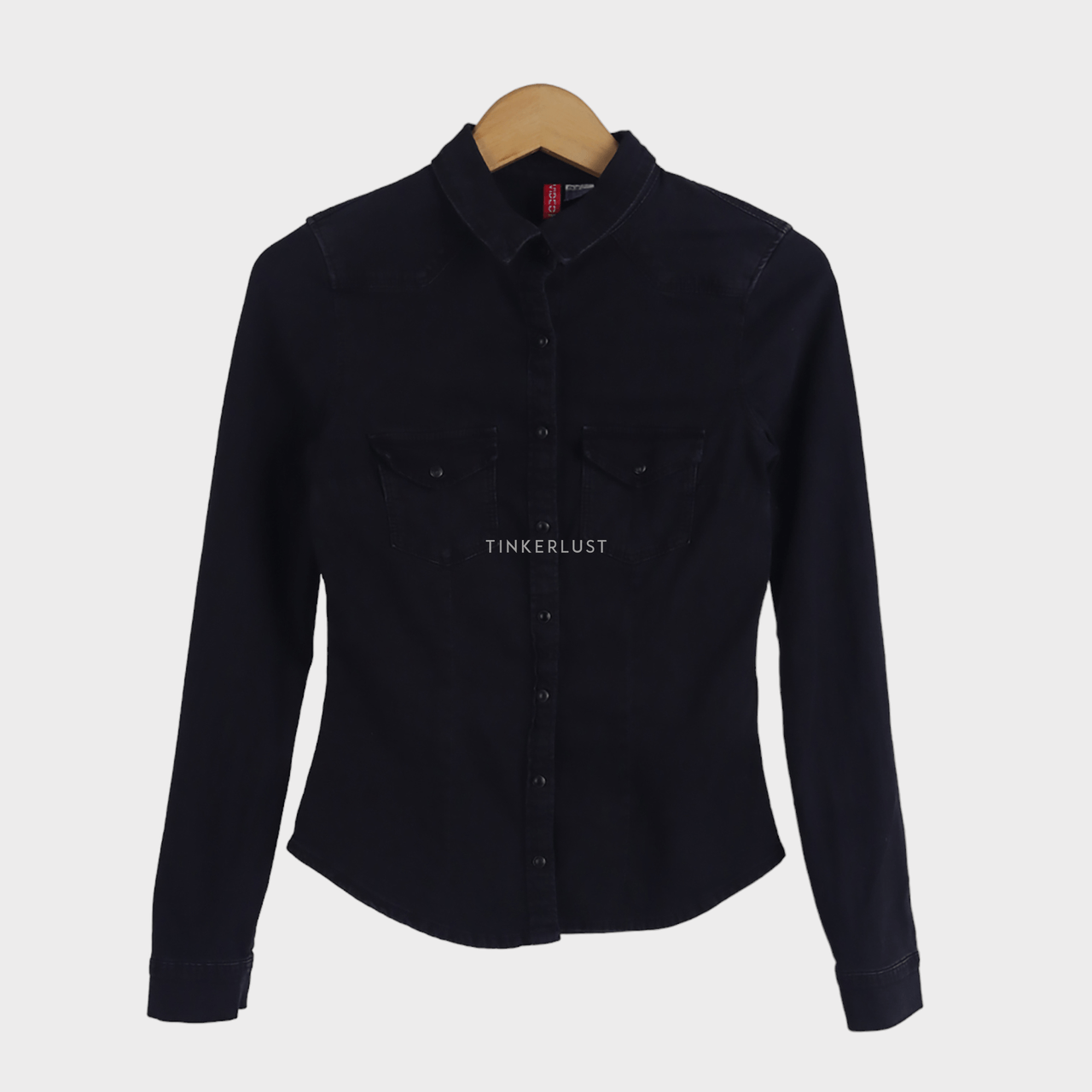 H&M Black Washed Shirt