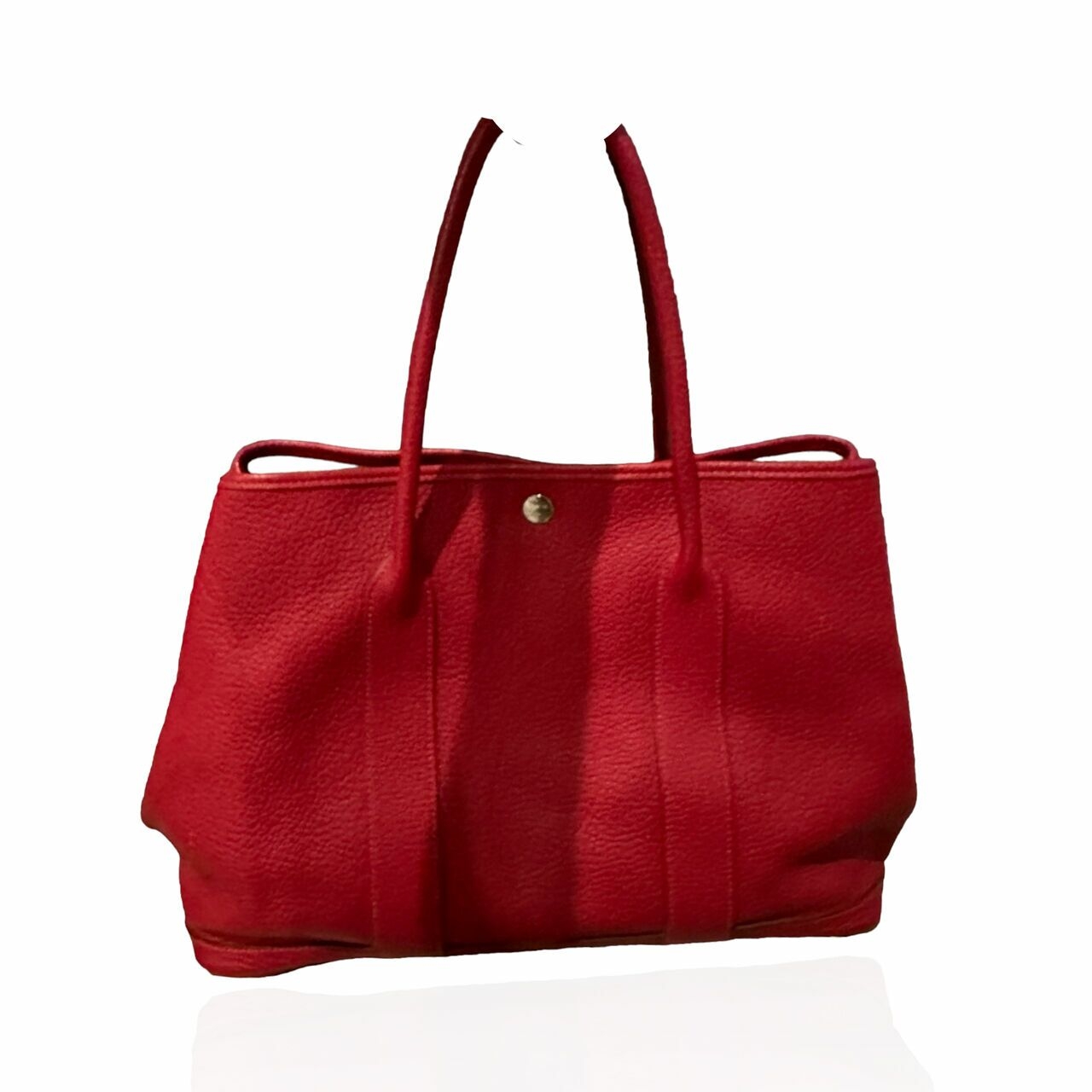 Hermes Negonda Garden Party 36 Rouge Piment #Q Square Red